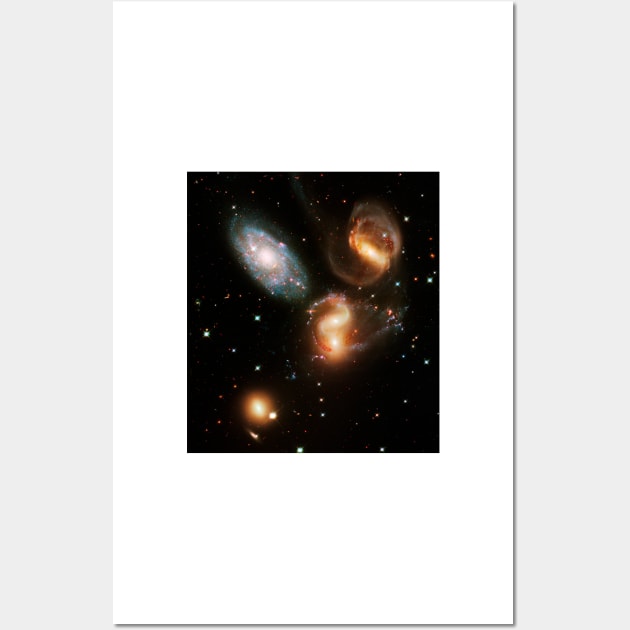 Stephan's Quintet galaxies, HST image (C021/9270) Wall Art by SciencePhoto